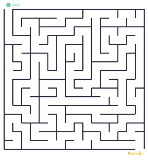 Large maze 1 printable