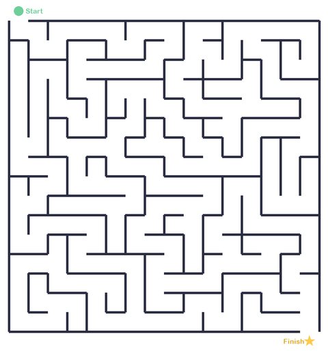 Large maze 3 printable