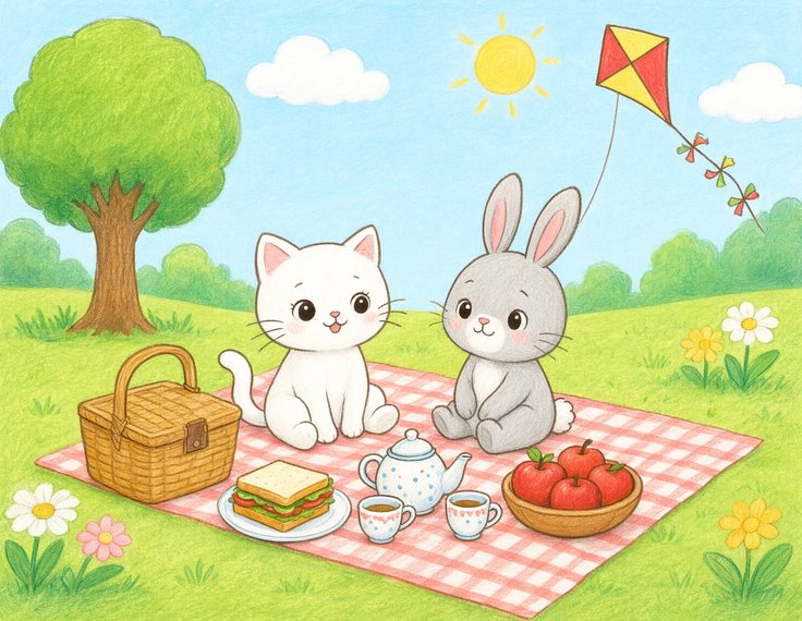 Picnic Friends printable